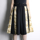"Remake"pleated layered shorts