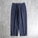 “Yves Saint Laurent” dark navy wide slacks