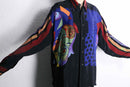 abstract art pattern rayon shirt