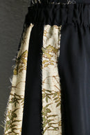 "Remake"pleated layered shorts