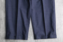 “Yves Saint Laurent” dark navy wide slacks