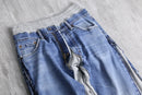 "Re:make" sweat docking wide denim