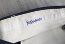 “Yves Saint Laurent” dark navy wide slacks