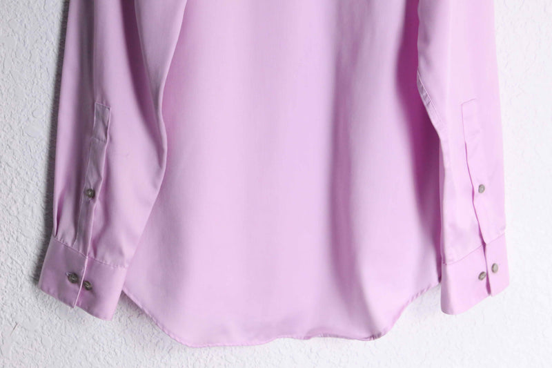 "Calvin Klein" pink cotton regular collar L/S shirt