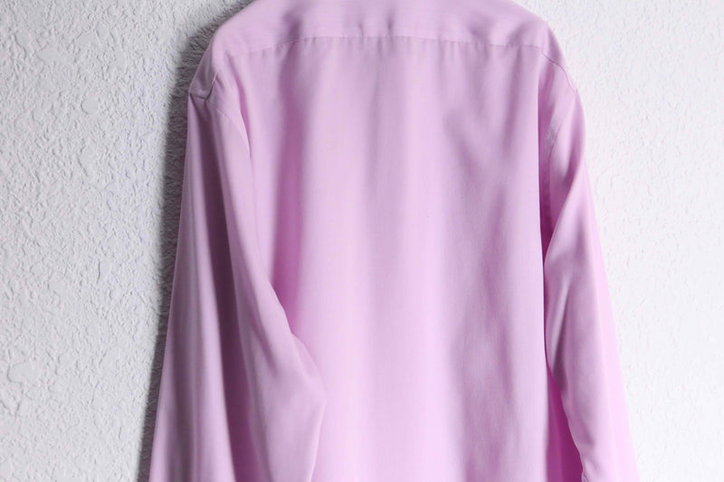 "Calvin Klein" pink cotton regular collar L/S shirt