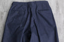 “Yves Saint Laurent” dark navy wide slacks