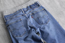 "Re:make" sweat docking wide denim