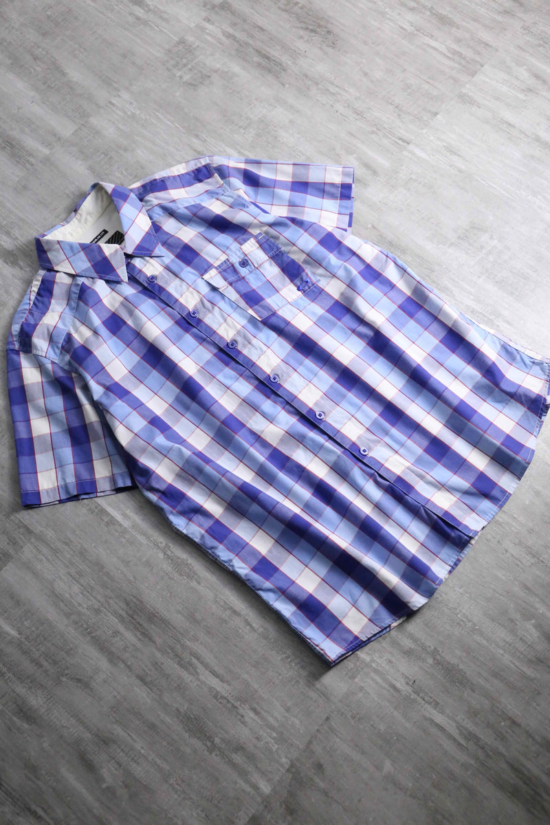 2000s OAKLEY S/S madras check shirt