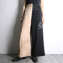 Re:make "着物" docking design pants
