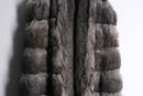 1970-80 real fur long vest coat