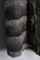 1970-80 real fur long vest coat