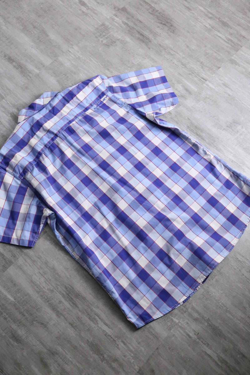 2000s OAKLEY S/S madras check shirt