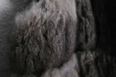 1970-80 real fur long vest coat