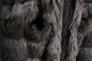 1970-80 real fur long vest coat
