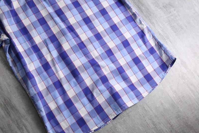 2000s OAKLEY S/S madras check shirt