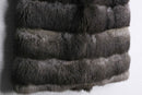 1970-80 real fur long vest coat