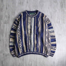 "TUNDRA" Deep Lake cotton 3D knit