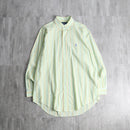 “Ralph Lauren” pale green stripe shirt