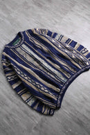 "TUNDRA" Deep Lake cotton 3D knit