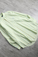 “Ralph Lauren” pale green stripe shirt