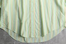“Ralph Lauren” pale green stripe shirt