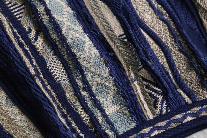 "TUNDRA" Deep Lake cotton 3D knit