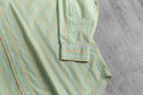 “Ralph Lauren” pale green stripe shirt