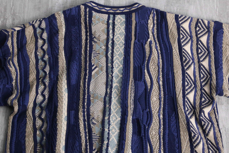 "TUNDRA" Deep Lake cotton 3D knit