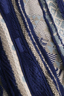 "TUNDRA" Deep Lake cotton 3D knit