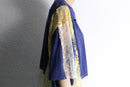 "Re:make" lace&ribbon patchwork damage Tee