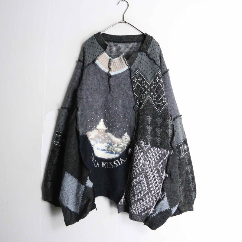 "Re:make" monotone loose knit