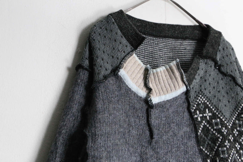 "Re:make" monotone loose knit