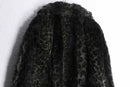 vintage leopard long fur gown coat