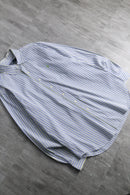 “Polo by Ralph Lauren” blue × green stripe  shirt