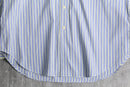 “Polo by Ralph Lauren” blue × green stripe  shirt