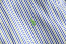 “Polo by Ralph Lauren” blue × green stripe  shirt