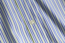 “Polo by Ralph Lauren” blue × green stripe  shirt