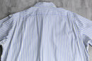 “Polo by Ralph Lauren” blue × green stripe  shirt