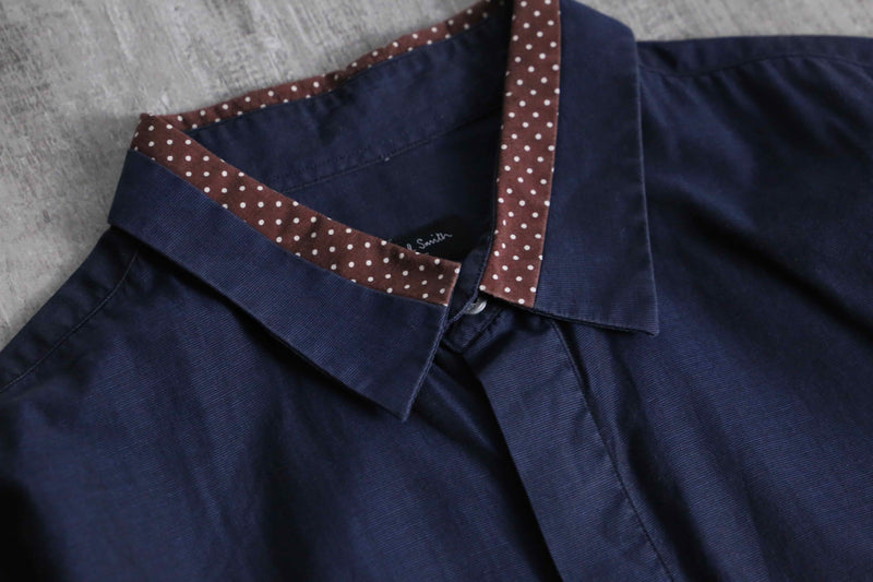 Paul Smith dot switch dress shirt