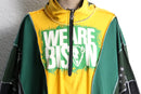 "Re:make" half zip dolman track pullover