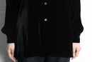 black color velour shirt