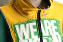 "Re:make" half zip dolman track pullover