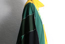"Re:make" half zip dolman track pullover