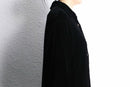 black color velour shirt