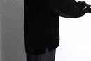 black color velour shirt