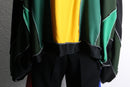 "Re:make" half zip dolman track pullover