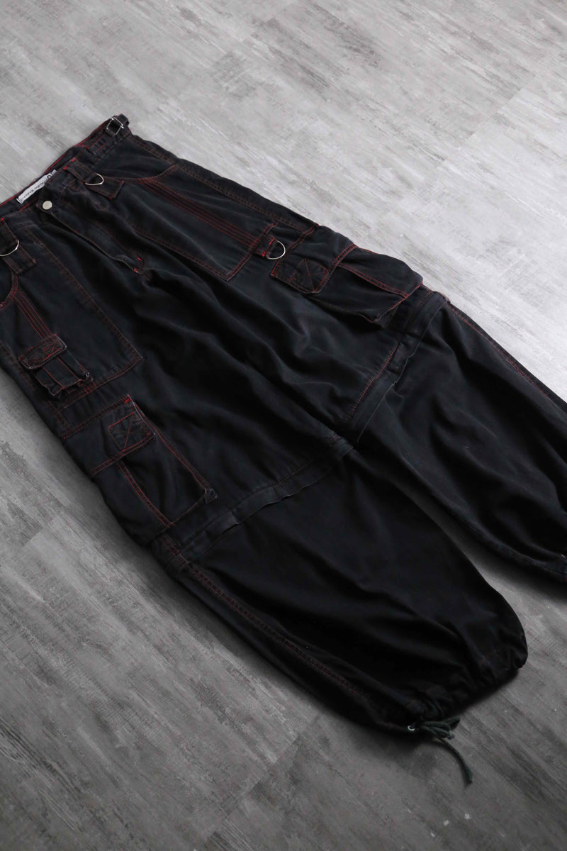 1990-00s mulch gimmick wide convertible pants