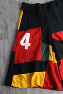 "Re:make" sweat×track three-quarter 袴 shorts