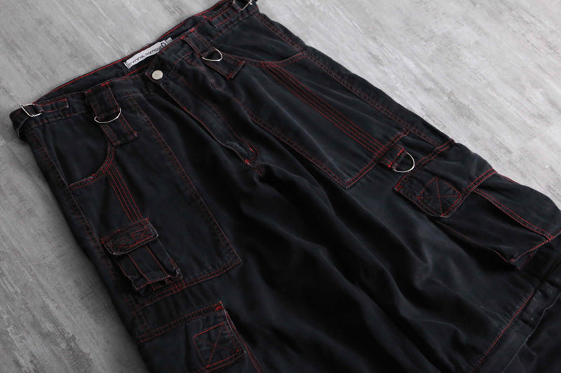 1990-00s mulch gimmick wide convertible pants