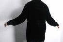 black color velour shirt